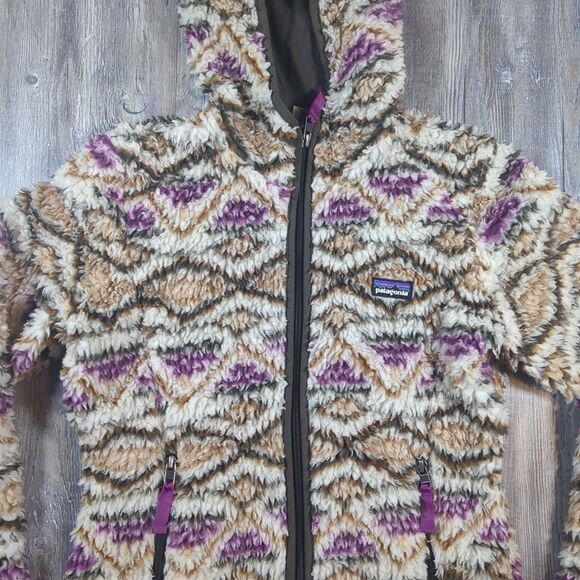 Patagonia Retro-X Women's Small Deep Pile Hoody Fleece Jacket Small Full Zip - Picture 4 of 14